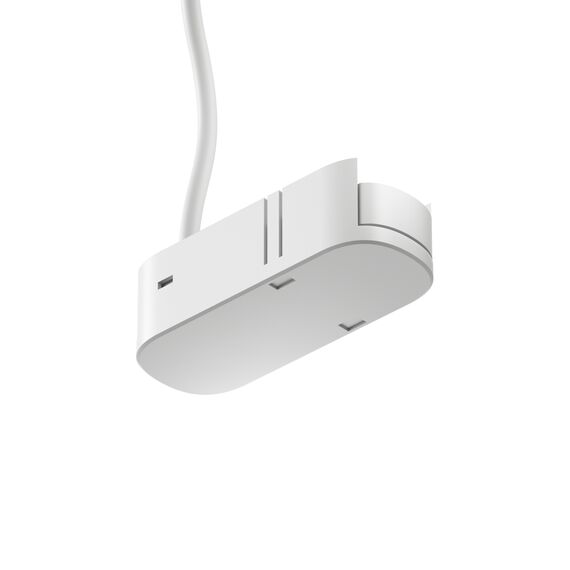 Denkirs TR5215-WH Подвод питания универсальный (середина/торец), серия Base, 48V DC, IP20, белый, пластик, изображение 3