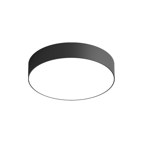 Denkirs DK2850-BK Накладной светильник TAB 24 Вт, LED 3000K/4000K/6500K, IP 20, d160mm, черный, алюминий/акрил, изображение 3