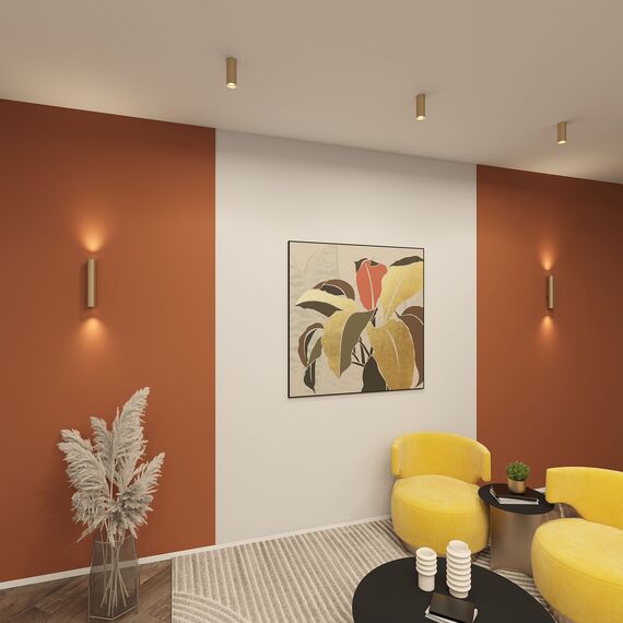 Denkirs DK5022-SG Настенный светильник, IP20, до 15 Вт, LED, 2xGU10, матовое золото, алюминий, изображение 5