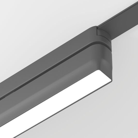 Denkirs DK5333-BK Светильник для трека Air, серия Linear 4000 со светодиодом, L230*W26*H60мм, 48V DC, 9W, RA?90, 120°, 4000K, IP20, черный, алюминий, изображение 3
