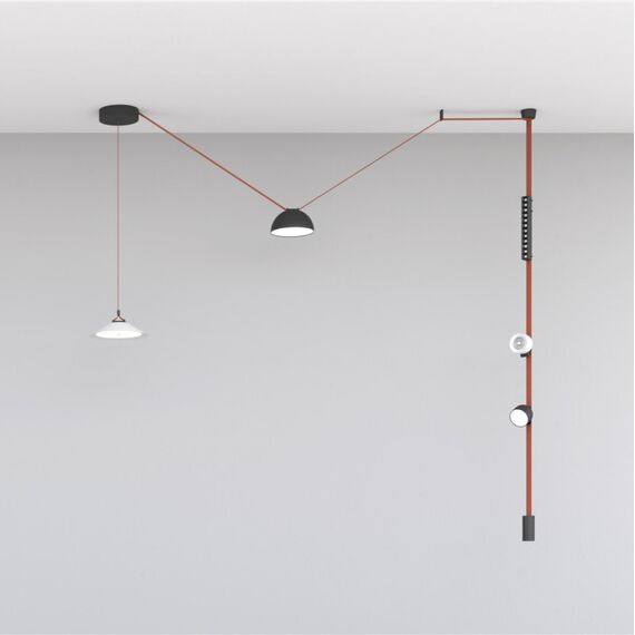 Denkirs DK5561-BK Cветильник для трека-ремня Belty, серия Flow со светодиодом, D220*H117мм, 48V DC, 24W, RA90, 120°, 3000K, IP20, черный, алюминий, изображение 9