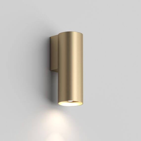Denkirs DK5021-SG Настенный светильник, IP20, до 15 Вт, LED, GU10, матовое золото, алюминий