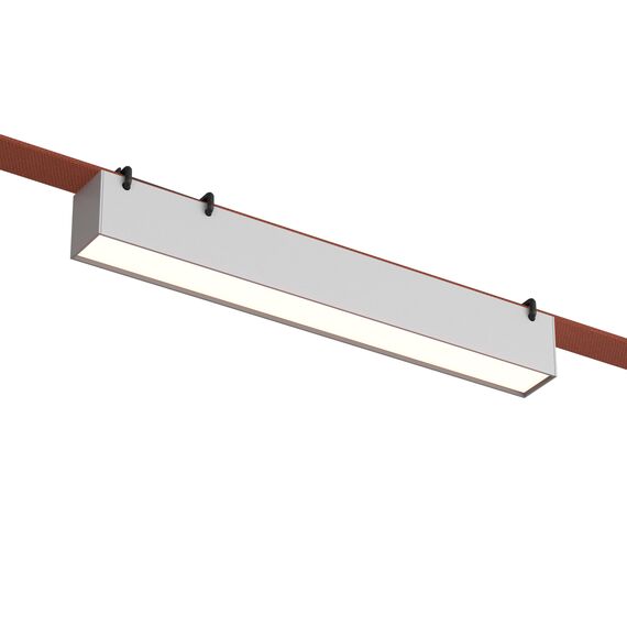 Denkirs DK5575-WH Cветильник для трека-ремня Belty, серия Linear, со светодиодом, L323*W40*H45мм, 48V DC, 12W, RA90, 120°, 3000K, IP20, белый, алюминий, изображение 3
