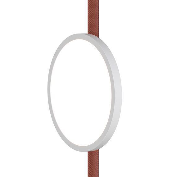 Denkirs DK5566-WH+BK Cветильник для трека-ремня Belty, серия Flow, со светодиодом, D168*H29.5мм, 48V DC, 10W, RA90, 120°, 4000K, IP20, белый с черным, алюминий, изображение 4