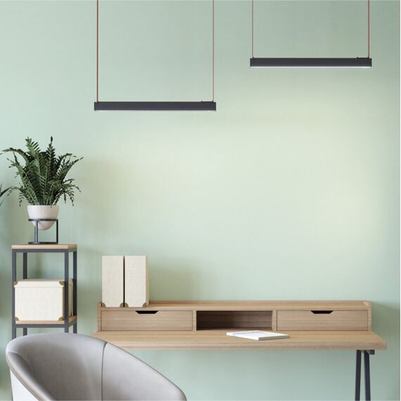 Denkirs DK5577-BK Cветильник для трека-ремня Belty, серия Linear, со светодиодом, L642*W40*H45мм, 48V DC, 24W, RA90, 120°, 3000K, IP20, черный, алюминий, изображение 5