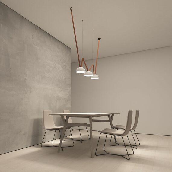 Denkirs DK5560-WH+BK Cветильник для трека-ремня Belty, серия Flow, со светодиодом, D220*H117мм, 48V DC, 24W, RA90, 120°, 4000K, IP20, белый с черным, алюминий, изображение 6