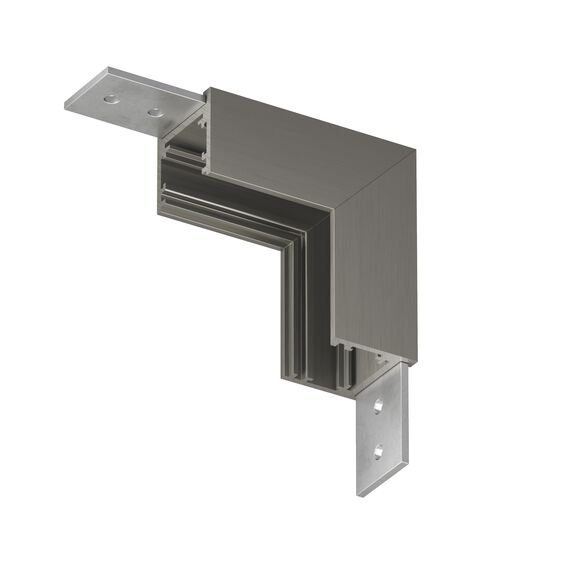 Denkirs TR5732-DN Угловой элемент для трека SHINE BASE 90° стена-потолок, темный никель, алюминий, изображение 2