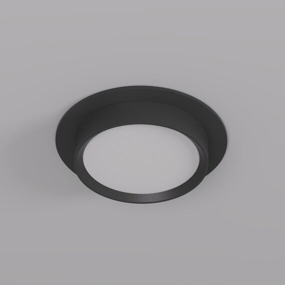 Denkirs DK2090-BK Встраиваемый светильник FLAT, IP 20, до 15 Вт, GX53, LED, черный, алюминий, изображение 2