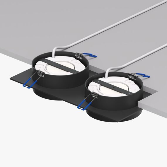 Denkirs DK2092-BK Встраиваемый светильник FLAT, IP 20, до 15 Вт, GX53, LED, черный, алюминий, изображение 4