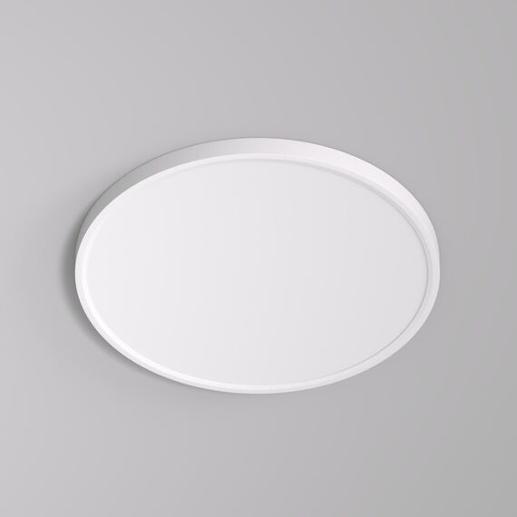 Denkirs DK6522-WH Накладной светильник THIN, IP40, 36W, 3000K/4000K/6500K, переключатель цветовой температуры на корпусе, белый, полимер, изображение 2
