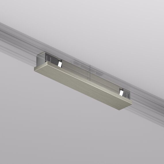 Denkirs TR5722-DN TR5722-DN Электрический коннектор прямой для трека SHINE BASE, 48V DC, IP20, темный никель, алюминий, изображение 2