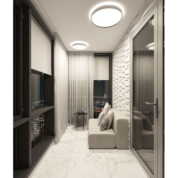 Denkirs DK6510-WH Накладной светильник, LED, 40W, IP 20, 3000K - 6500K, белый, металл, полимер, изображение 6