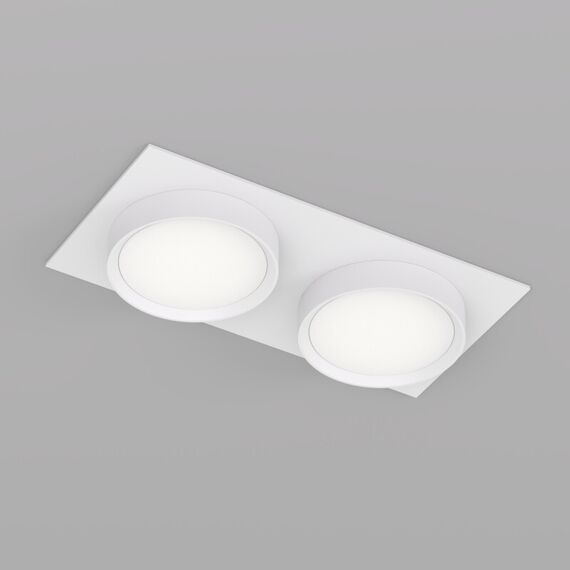 Denkirs DK2092-WH Встраиваемый светильник FLAT, IP 20, до 15 Вт, GX53, LED, белый, алюминий, изображение 2