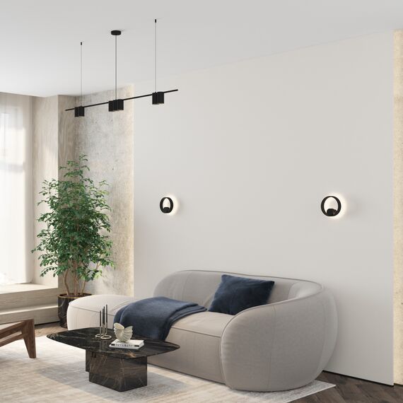 Denkirs DK5060-BK Бра ORBIT, IP20, 3000К, LED, 10 Вт, черный матовый, алюминий, изображение 5