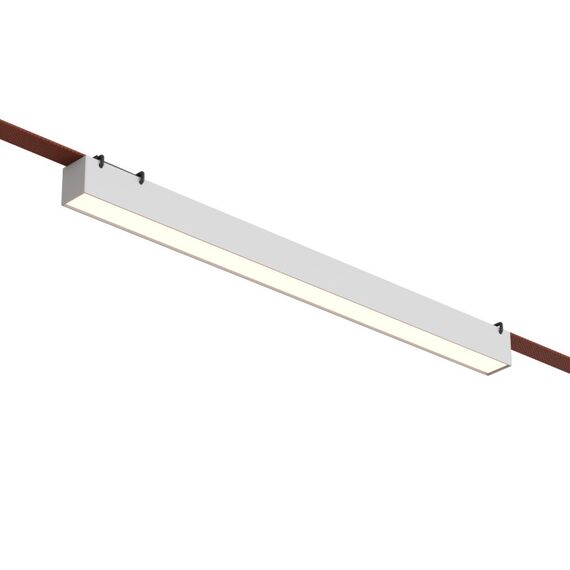 Denkirs DK5676-WH Cветильник для трека-ремня Belty Smart, серия Linear, со светодиодом, L642*W40*H45мм, 48V DC, 24W, RA90, 120°, 2700-6000K, IP20, белый, алюминий, изображение 3