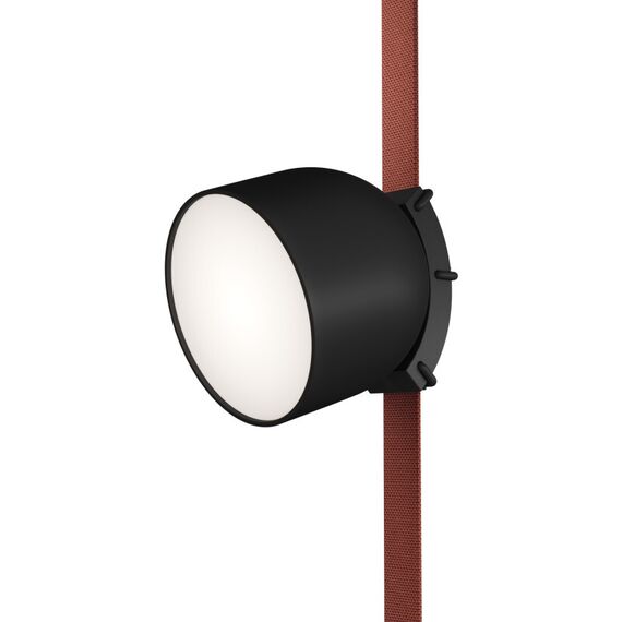 Denkirs DK5642-BK Поворотный светильник для трека-ремня Belty Smart, серия Spot, со светодиодом, D100*H107мм, 48V DC, 12W, RA90, 120°, 3000-5700K, IP20, черный, алюминий, изображение 5