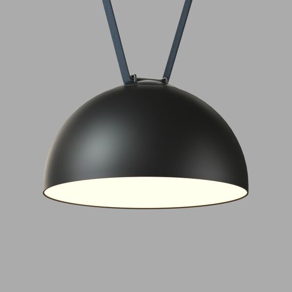 Denkirs DK5662-BK Cветильник для трека-ремня Belty Smart, серия Flow со светодиодом, D300*H171мм, 48V DC, 28W, RA90, 120°, 3000-5700K, IP20, черный, алюминий, изображение 2