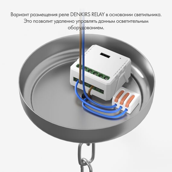 Denkirs RL1004-DM Двухканальное Wi-Fi реле-диммер 2 x 150 Вт, изображение 3