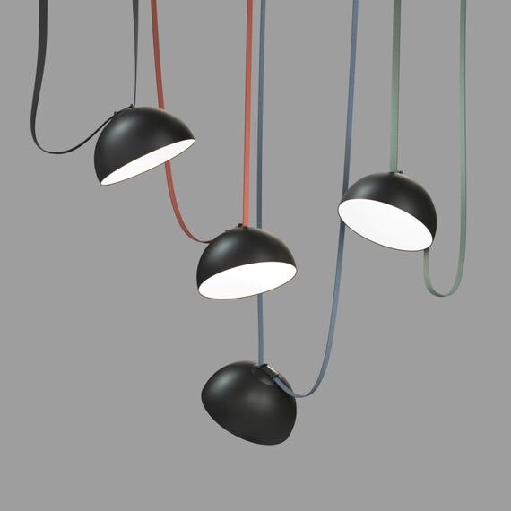 Denkirs DK5562-BK Cветильник для трека-ремня Belty, серия Flow со светодиодом, D300*H171мм, 48V DC, 28W, RA90, 120°, 4000K, IP20, черный, алюминий, изображение 3