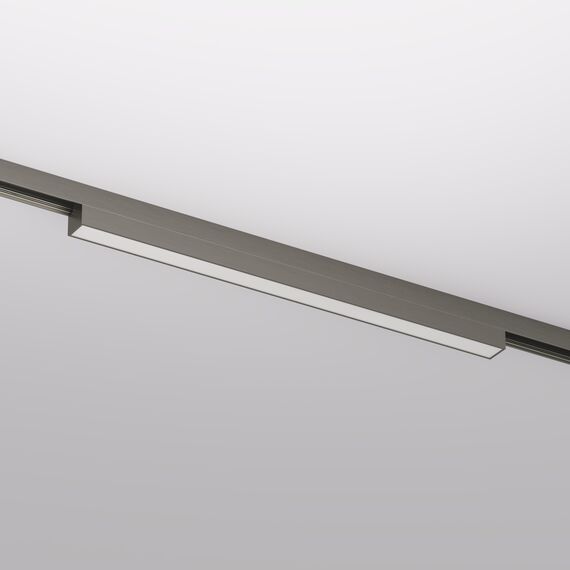 Denkirs DK5751-DN Светильник для трека SHINE LINEAR со светодиодом, L301*W19*H27, 48V DC, 12W, RA?90, 3000K, IP20, темный никель, алюминий, изображение 2