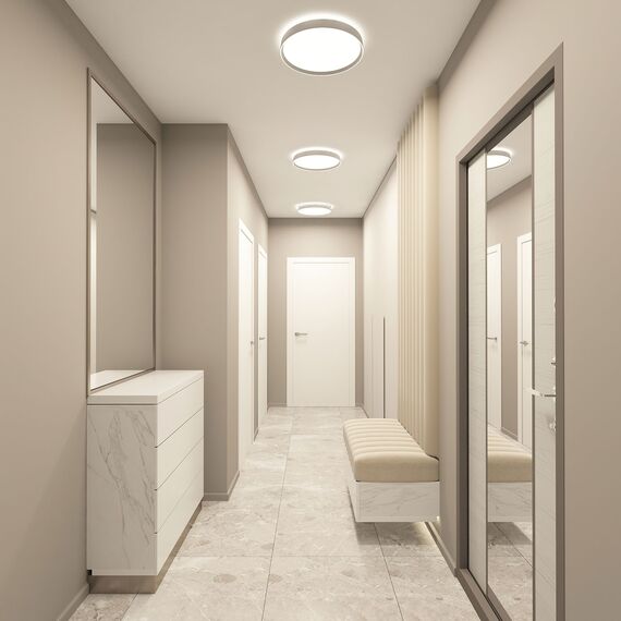 Denkirs DK6510-WH Накладной светильник, LED, 40W, IP 20, 3000K - 6500K, белый, металл, полимер, изображение 4