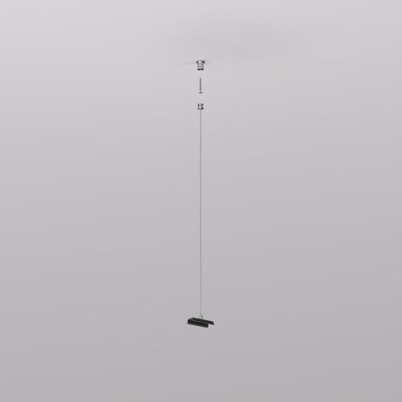 Denkirs TR2126-BK Механический подвес для трека SMART BASE, IP20, 1.5м, черный, алюминий, изображение 4
