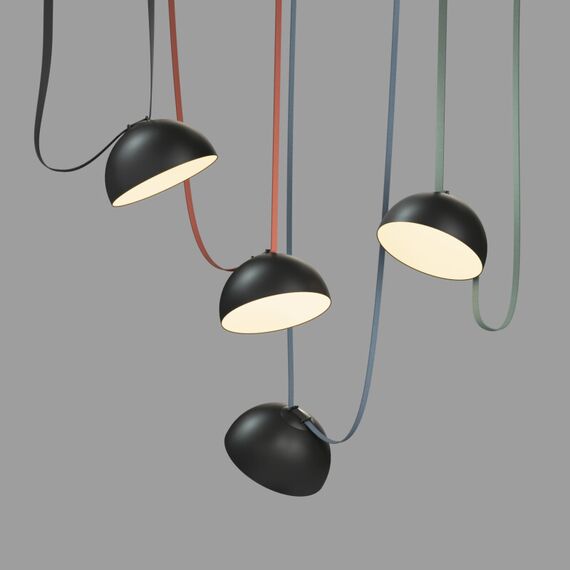 Denkirs DK5563-BK Cветильник для трека-ремня Belty, серия Flow со светодиодом, D300*H171мм, 48V DC, 28W, RA90, 120°, 3000K, IP20, черный, алюминий, изображение 3