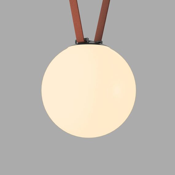 Denkirs DK5555-BK Cветильник для трека-ремня Belty, серия Orb, со светодиодом, D230*H236мм, 48V DC, 15W, RA90, 120°, 3000K, IP20, черный, акрил