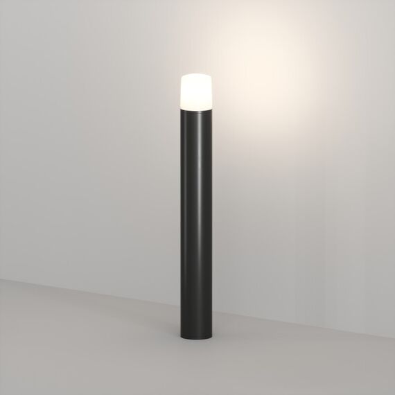 Denkirs DK9749-BK Ландшафтный уличный светильник NORD, IP65, 1хE27 LED, до 18 Вт, черный, алюминий
