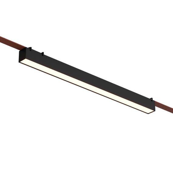 Denkirs DK5676-BK Cветильник для трека-ремня Belty Smart, серия Linear, со светодиодом, L642*W40*H45мм, 48V DC, 24W, RA90, 120°, 2700-6500K, IP20, черный, алюминий, изображение 3