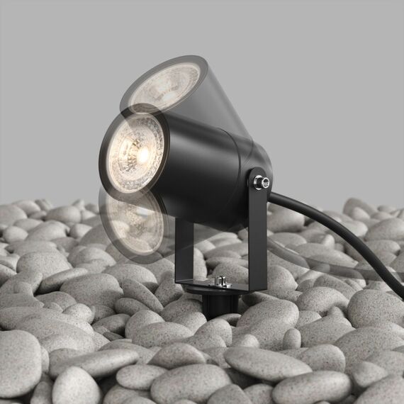 Denkirs DK9800-BK Грунтовый светильник MOSS, IP65, GU10 LED, до 15 Вт, черный, алюминий, изображение 4