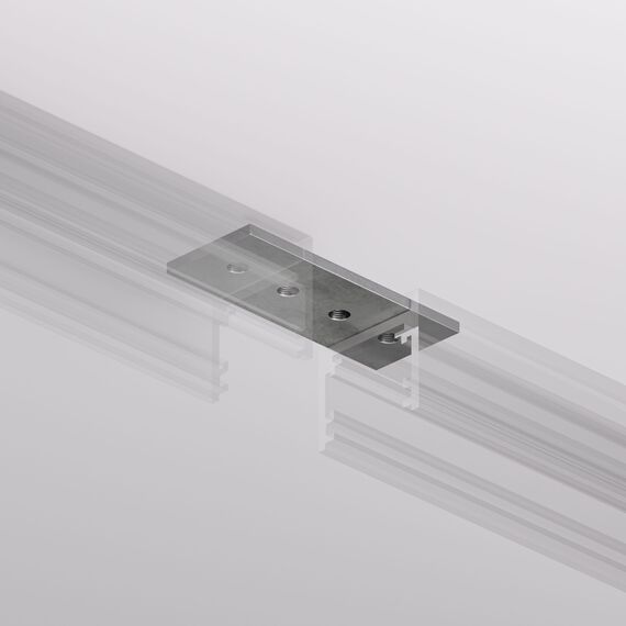 Denkirs TR5730-AL Соединительная пластина трека, для трека Shine, серия Base, алюминий, изображение 2