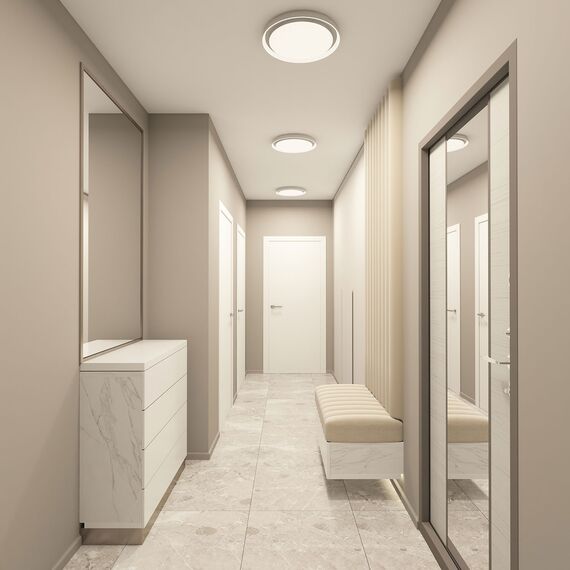 Denkirs DK6515-WH Накладной светильник, LED, 40W, IP 20, 3000K - 6500K, белый, металл, полимер, изображение 4