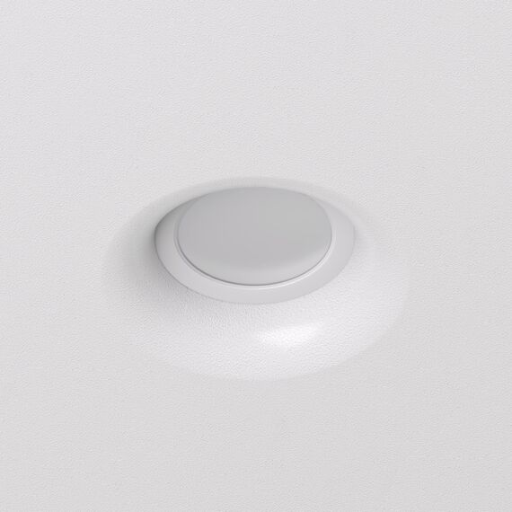 Denkirs DK2080-WH Встраиваемый точечный светильник для натяжных ПВХ потолков INVIZ, IP 20, до 9 Вт, GU10, LED, белый, ABS-пластик, изображение 2