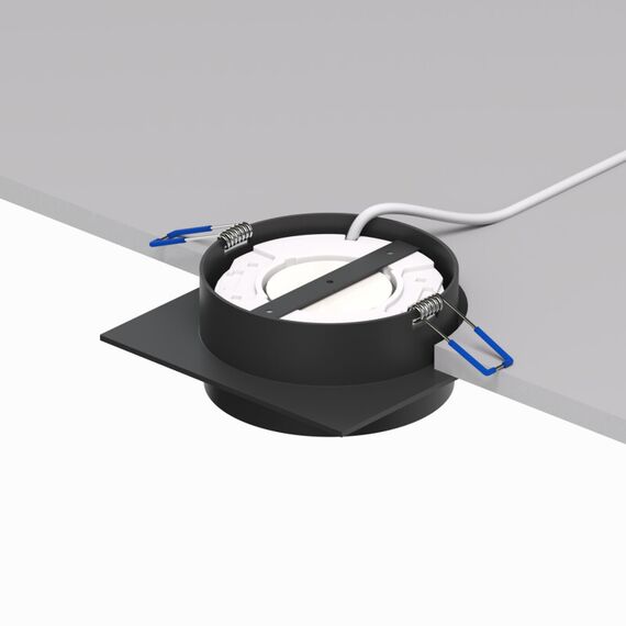 Denkirs DK2091-BK Встраиваемый светильник FLAT, IP 20, до 15 Вт, GX53, LED, черный, алюминий, изображение 4