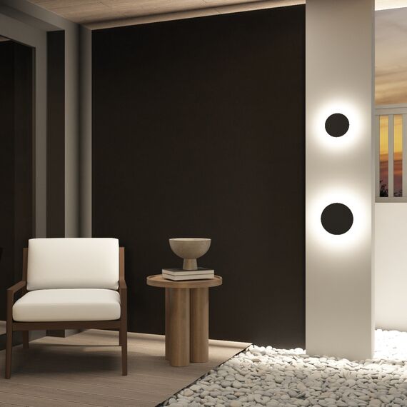 Denkirs DK9781-BK Настенный светодиодный уличный светильник ALTA, IP65, 9 Вт, 3000K, черный, алюминий, изображение 6