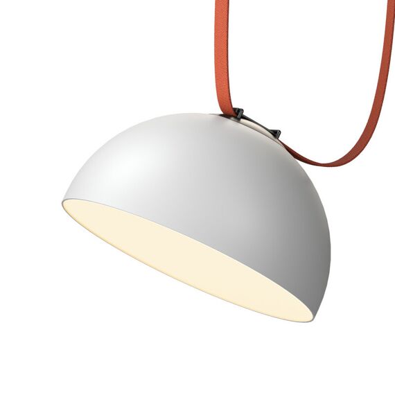 Denkirs DK5563-WH+BK Cветильник для трека-ремня Belty, серия Flow со светодиодом, D300*H171мм, 48V DC, 28W, RA90, 120°, 3000K, IP20, белый с черным, алюминий, изображение 4