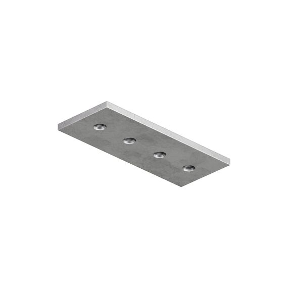 Denkirs TR5730-AL Соединительная пластина трека, для трека Shine, серия Base, алюминий, изображение 3