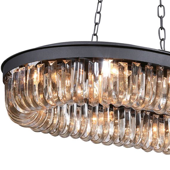 Delight Collection KR0295P-12 black Люстра Crystal 12 black, изображение 2