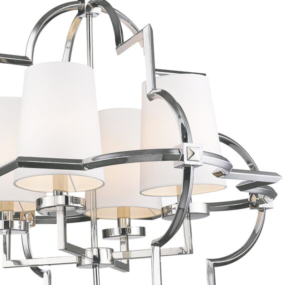 Delight Collection KM0728P-4L nickel Люстра Mandeville L nickel, изображение 3