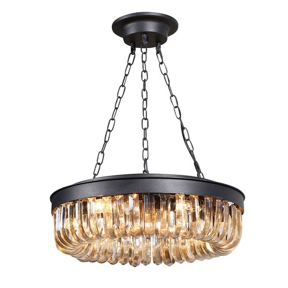 Delight Collection KR0295P-5 black Люстра Crystal 5 black