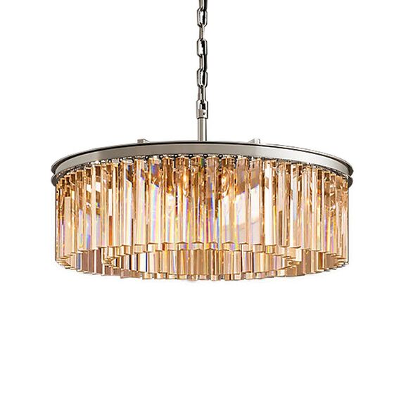 Delight Collection KR0387P-10B chrome/amber Люстра Odeon 10B chrome/amber