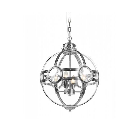 Delight Collection KG0516P-3 nickel Люстра Hagerty 3 nickel