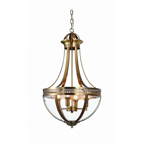 Delight Collection KM0287P-6 antique brass Люстра Capitol 6 ant.brass