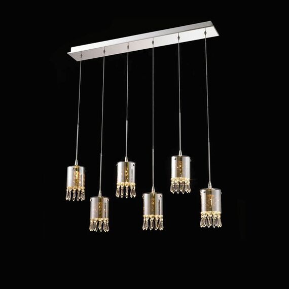 Delight Collection MD2544/6L Подвесной светильник Crystal Tube 6 6, изображение 2
