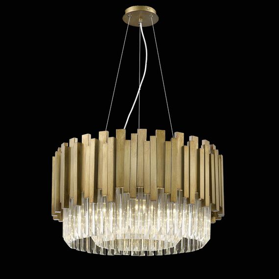 Delight Collection P68056M-8 gold Люстра Barclay 8, изображение 2