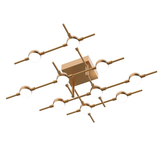 Delight Collection MX18001067-10A gold Потолочный светильник Molecular 10 gold gold