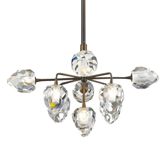 Delight Collection P68038L-9 gold Люстра On the Rocks 9 9