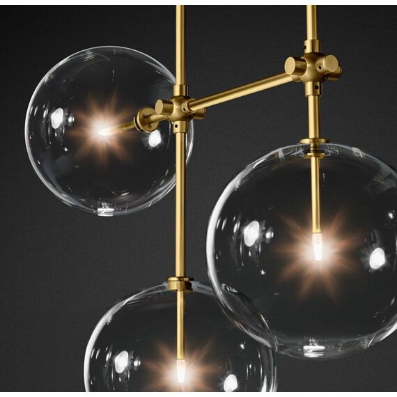 Delight Collection KG0835P-7A brass Потолочный светильник Globe Mobile 7A 7A brass, изображение 4