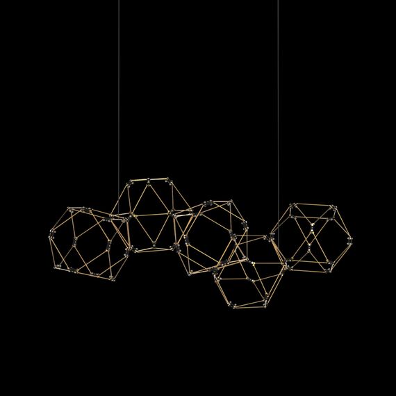 Delight Collection MD18001068-5A matt gold Люстра Lucciola 5A matt gold gold, изображение 2